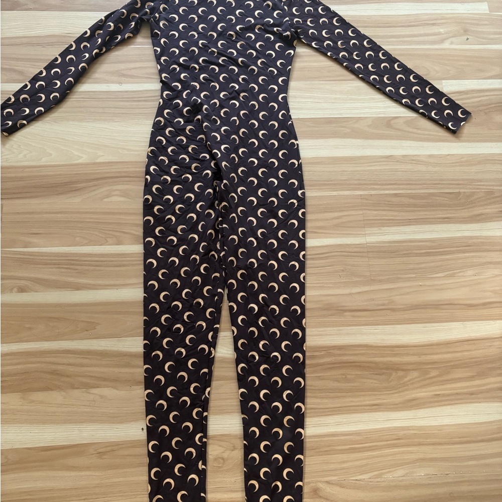 Stylish Black and Gold Jumpsuit